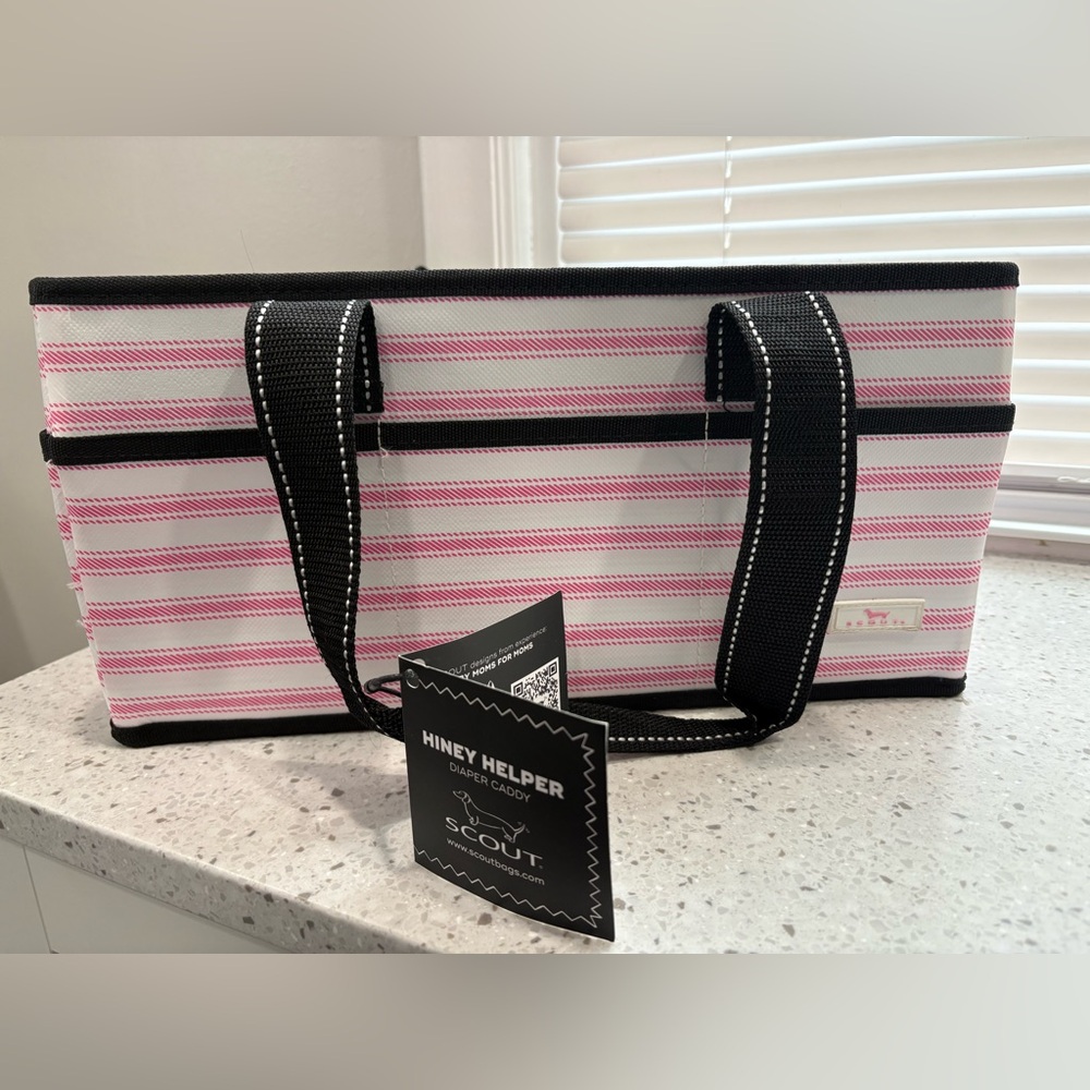 NWT Scout Hiney Helper Diaper Caddy in Tickled Pink